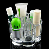 Clear Acrylic Makeup Organizer Lipstick Storage Box Crystal Nail Polish Display Case 6