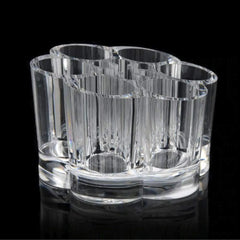 Clear Acrylic Makeup Organizer Lipstick Storage Box Crystal Nail Polish Display Case 6 Cosmia