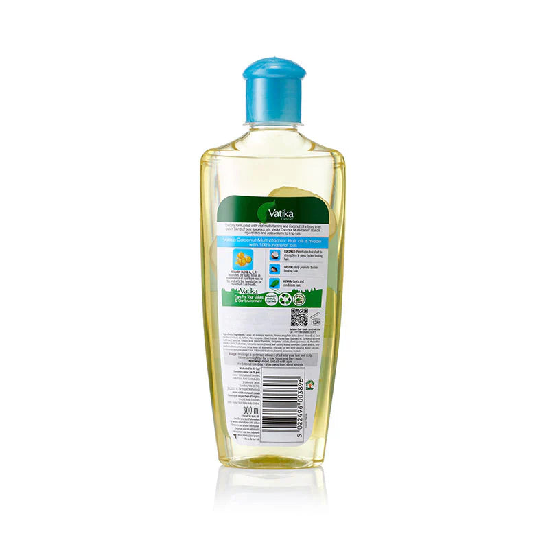 Vatika Naturals Multivitamin Enriched Coconut Hair Oil 200ml Imported Vatika