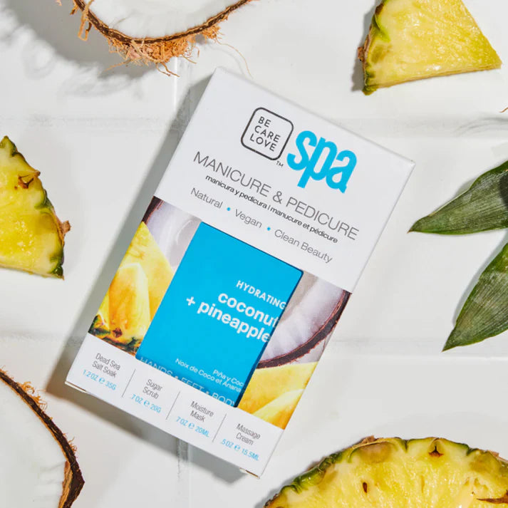 Be Care Love Coconut and Pineapple Hydrating Spa 4 Pcs Set Be Care Love