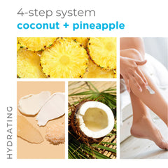 Be Care Love Coconut and Pineapple Hydrating Spa 4 Pcs Set Be Care Love