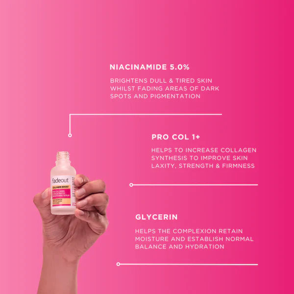 Fadeout Collagen Boost Concentrated Brightening Serum - 30ml Fade Out