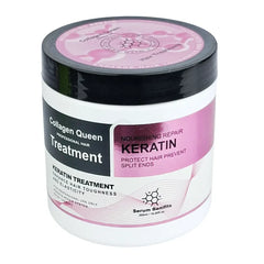Original Collagen Queen Keratin Hair Treatment Mask Pink - 500ml Collagen Queen