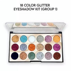 Color Institute 18 Color Glitter EyeShadow Kit Color Institute