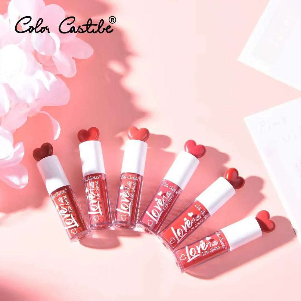 Color Castle Love Matte Lip Gloss 6‑Piece Set Color Castle