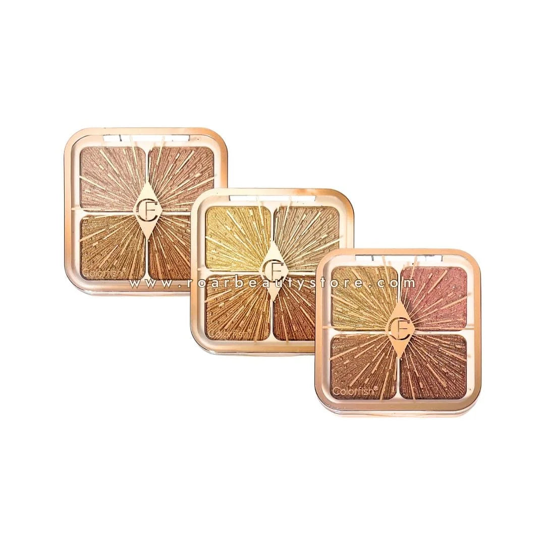Colorfish Highlighter 4-Color Palette Colorfish