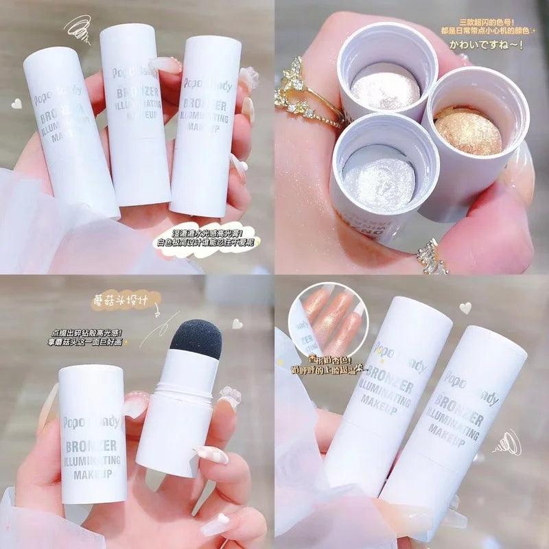 3 Pcs Colorful Highlighter POPO CANDY