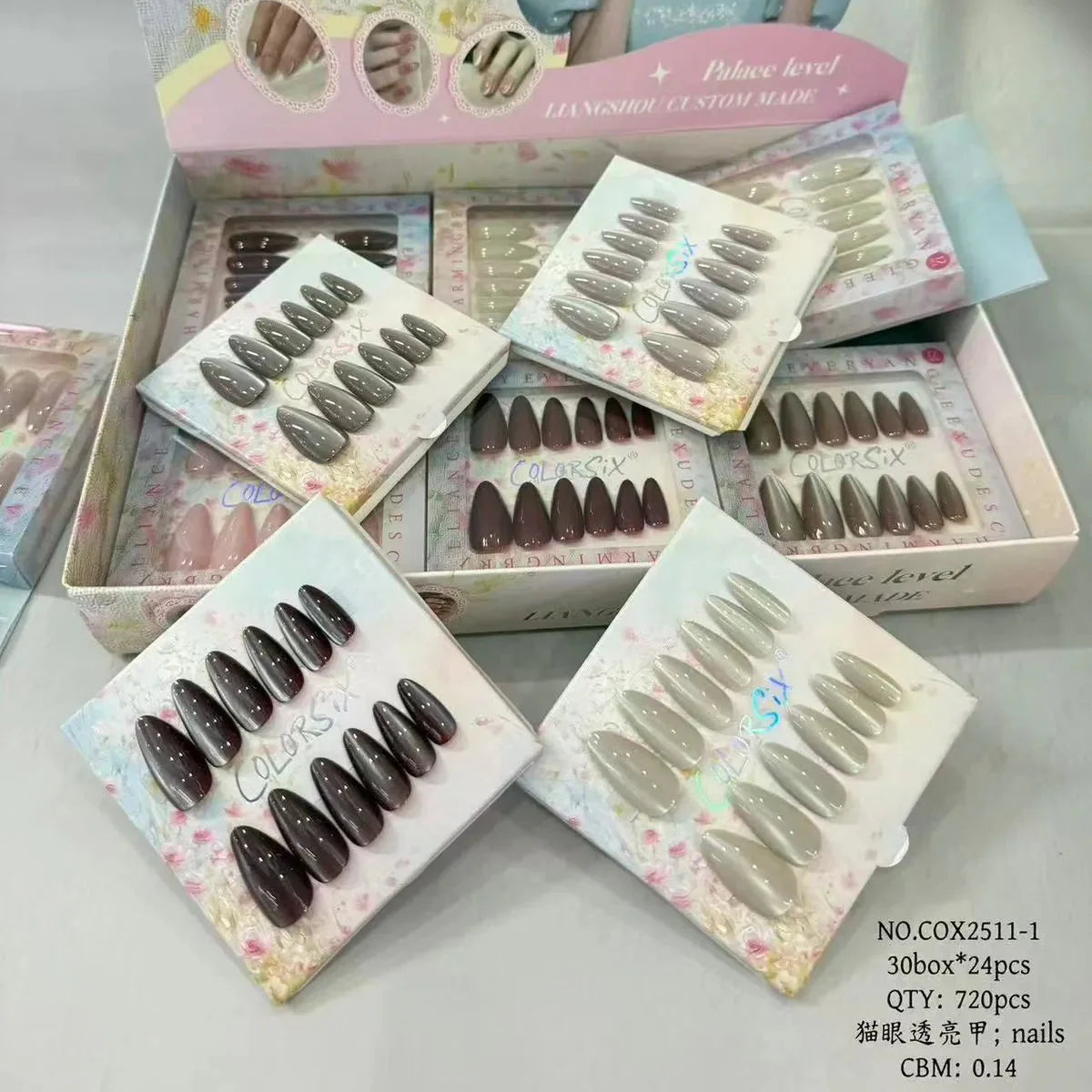 Colorsix Maoyan Press-on Fake Nails Colorsix