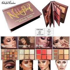 Colourful Rainbow NAUGHTY 4-Fold Makeup Palette Colourful Rainbow