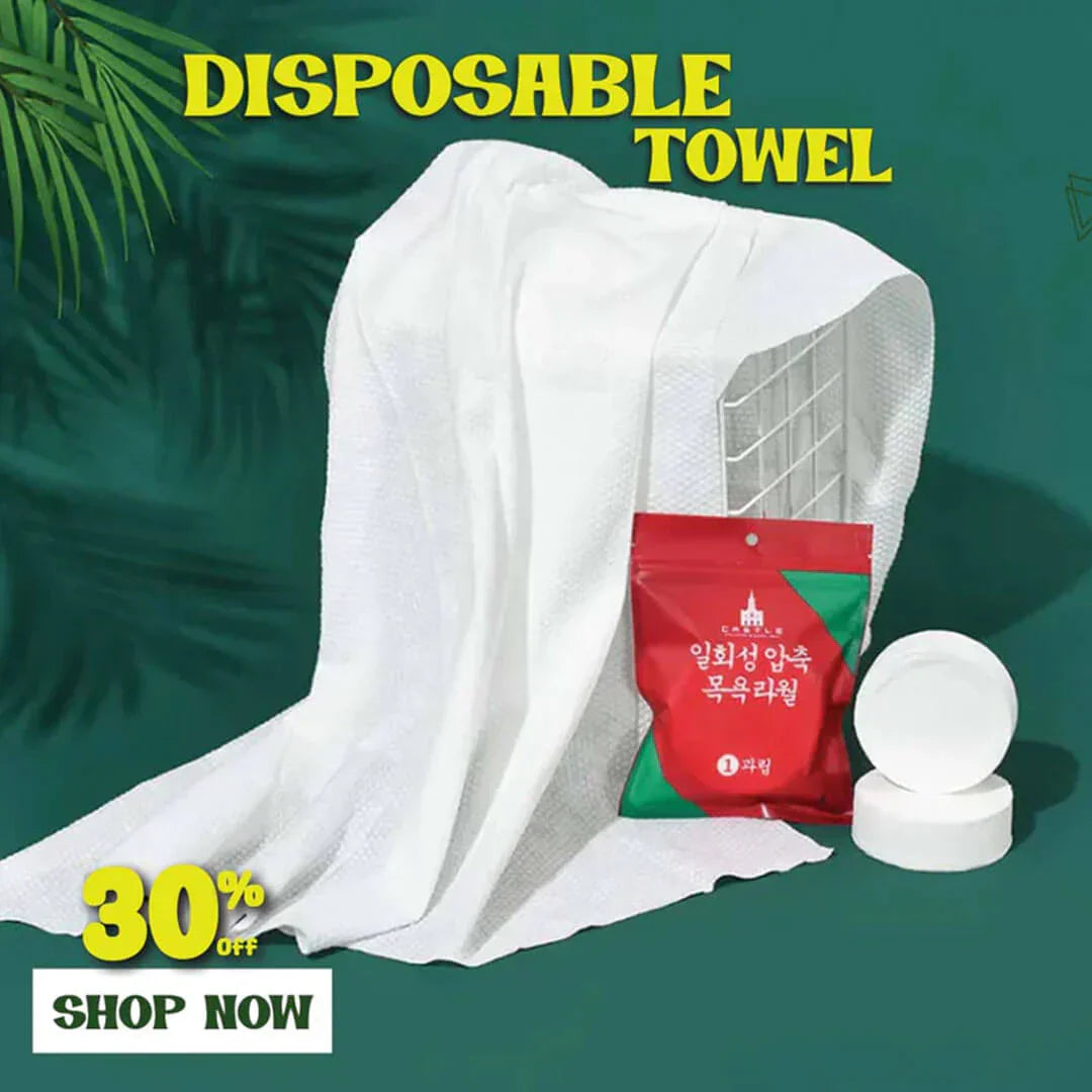 Compressed Disposable Bath Towel Cosmia.pk