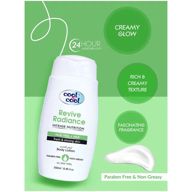 Cool & Cool Revive Radiance Body Lotion – 200ml Cool & Cool