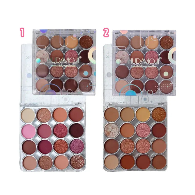 Hudamoji Fashion Eyeshadow Palette - 16 Colors Hudamoji