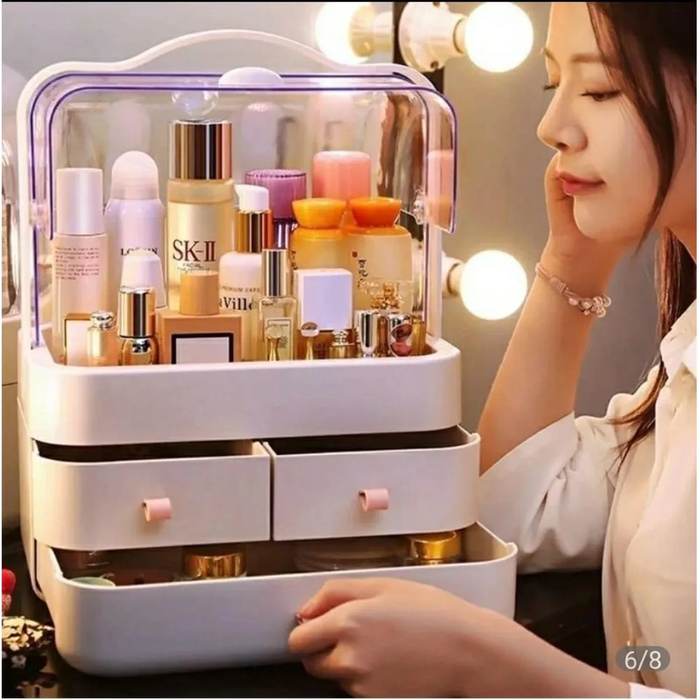 Modern Cosmetic Organizer Makeup Storage Holder 3 Layer Cosmia