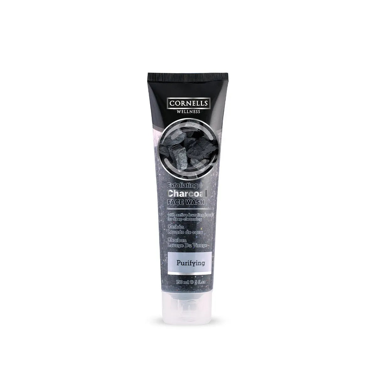 Cornells Wellness Exfoliating Charcoal Face Wash - 150ml Cornells Wellness