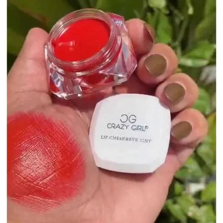 Crazy girl Multi Use Lips Eye Cheeks Tint 6Pcs Set Crazy Girl