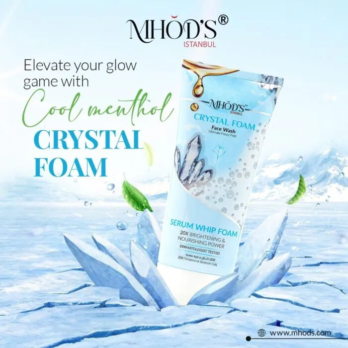 Mhod’s Istanbul Crystal Foam – Serum Whip Foam Face Wash - 100g Mhod’s Istanbul
