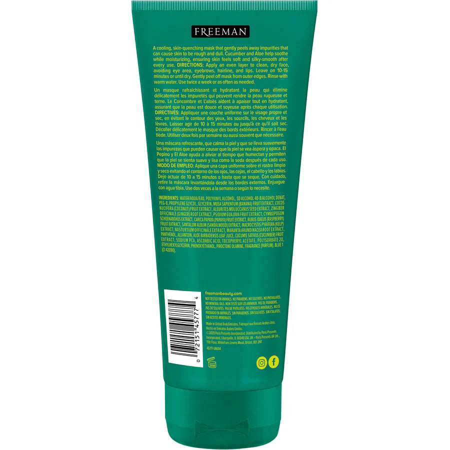 Freeman Renewing Cucumber Peel-Off Gel Mask 75ml Freeman