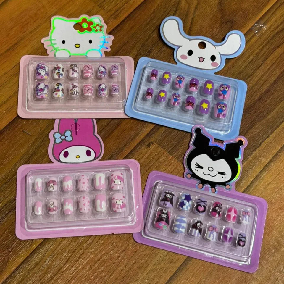 Cute Cartoon Artifical Nails For Kids Cosmia.pk