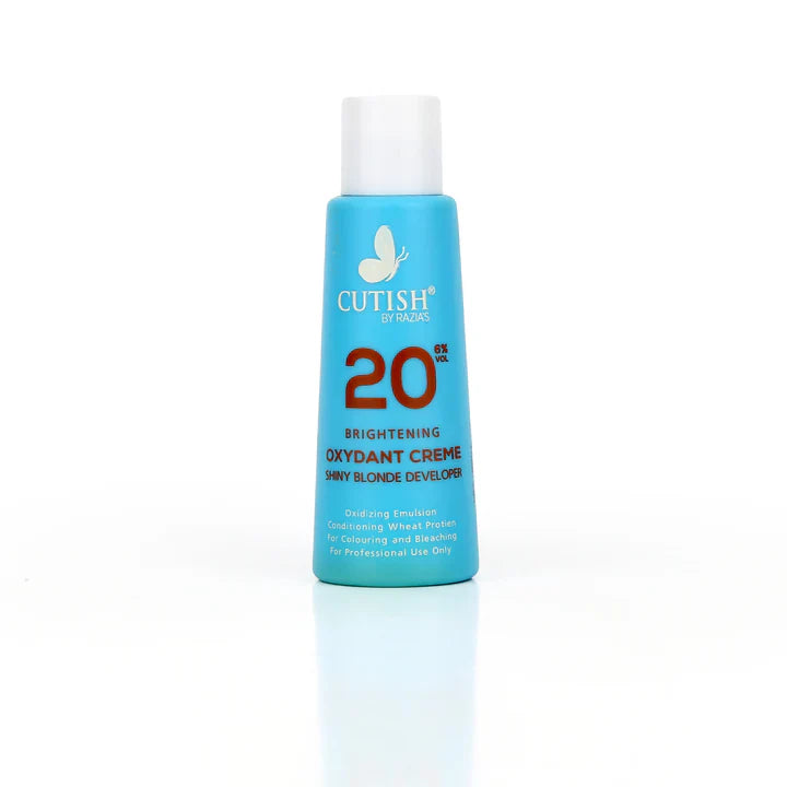 Cutish Cream Bleach (1) Oxydant Creme, (1) Developer and Perfect Blonde Dust Free Ultimate Bleach Powder Cutish