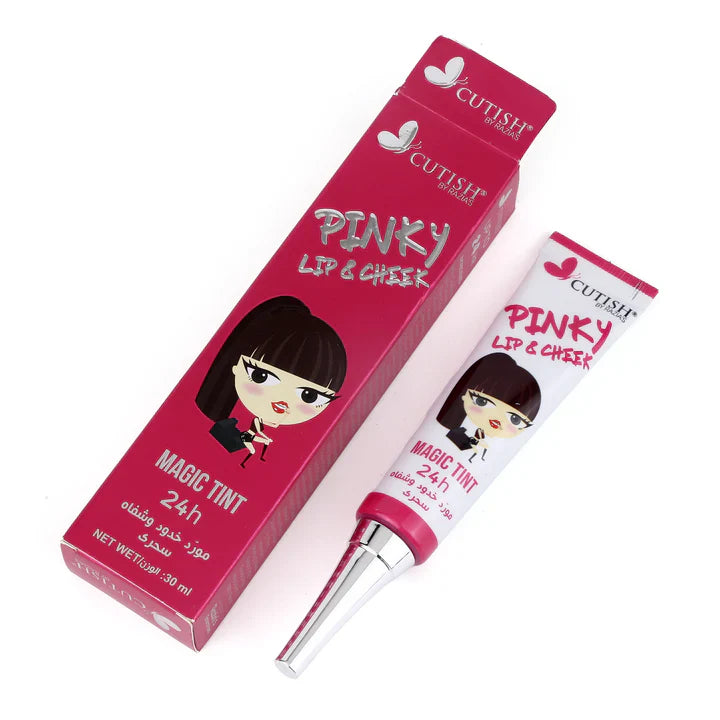 Cutish Pinky Magic Lip Tint And Cheek Stain Cream High Quality 30ml Cutish