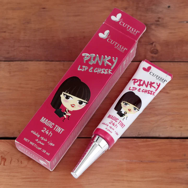Cutish Pinky Magic Lip Tint And Cheek Stain Cream High Quality 30ml Cutish