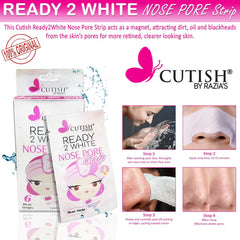 Cutish Ready 2 White Nose Strips 6 Pcs Cutish