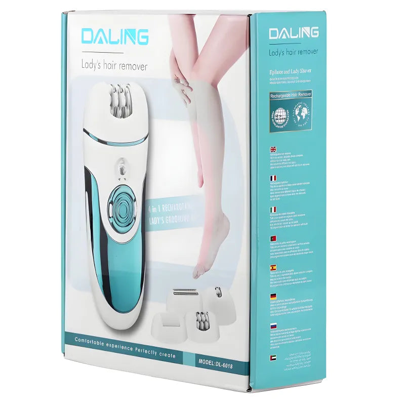 DALING DL-6018 high quality 4 in 1 lady epilator Daling