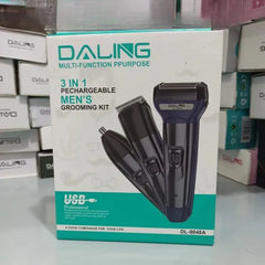 DALING DL-9048A 3 In 1 Rechargeable Hair Clipper Daling