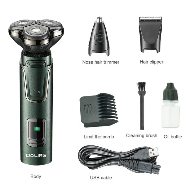 DALING DL-9207 NEW 3 IN 1 Rechargeable Electric Shaving Machine Daling