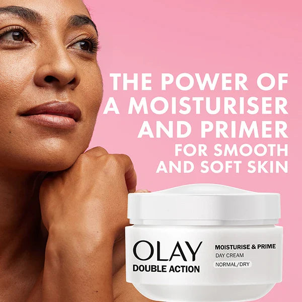 Olay Double Action Day Cream & Primer, Normal/Dry Skin – 50 ml Olay
