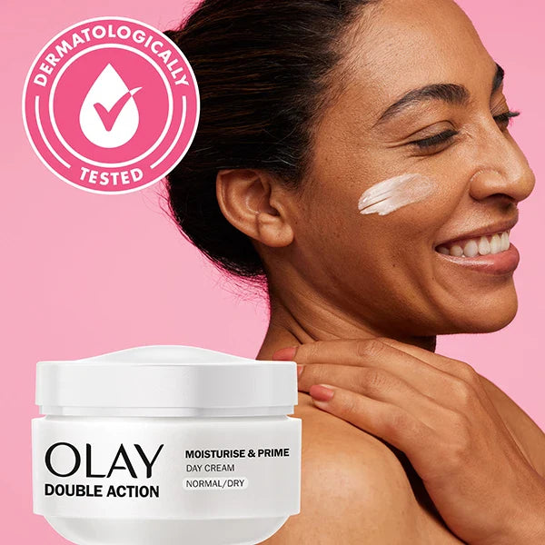 Olay Double Action Day Cream & Primer, Normal/Dry Skin – 50 ml Olay