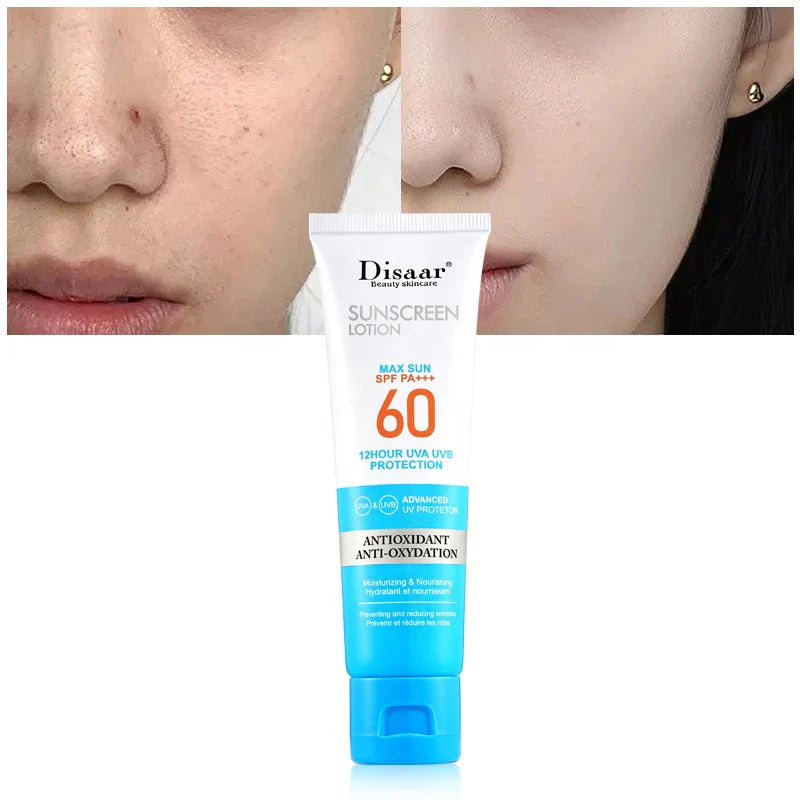 DISAAR SPF 60++ 12Hour Protection Anti Oxidation Sunscreen Lotion Disaar