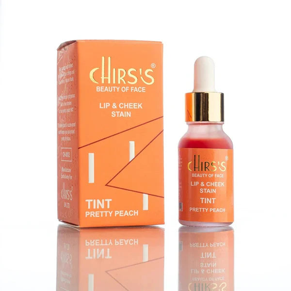 Chirs's Lips & Cheek Stain Tint - Pretty Peach Chirs's