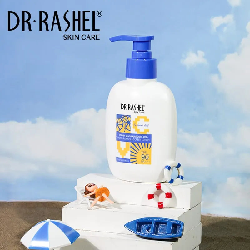 DR.Rashel Vitamin C Hyaluronic Acid Moisturizing Sunscreen Lotion - 180ml DR.Rashel