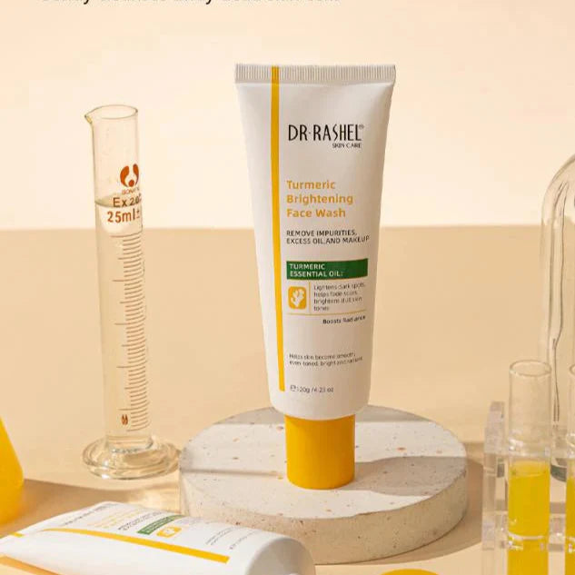 DR RASHEL Turmeric Brightening Face Wash - 120g DR.Rashel