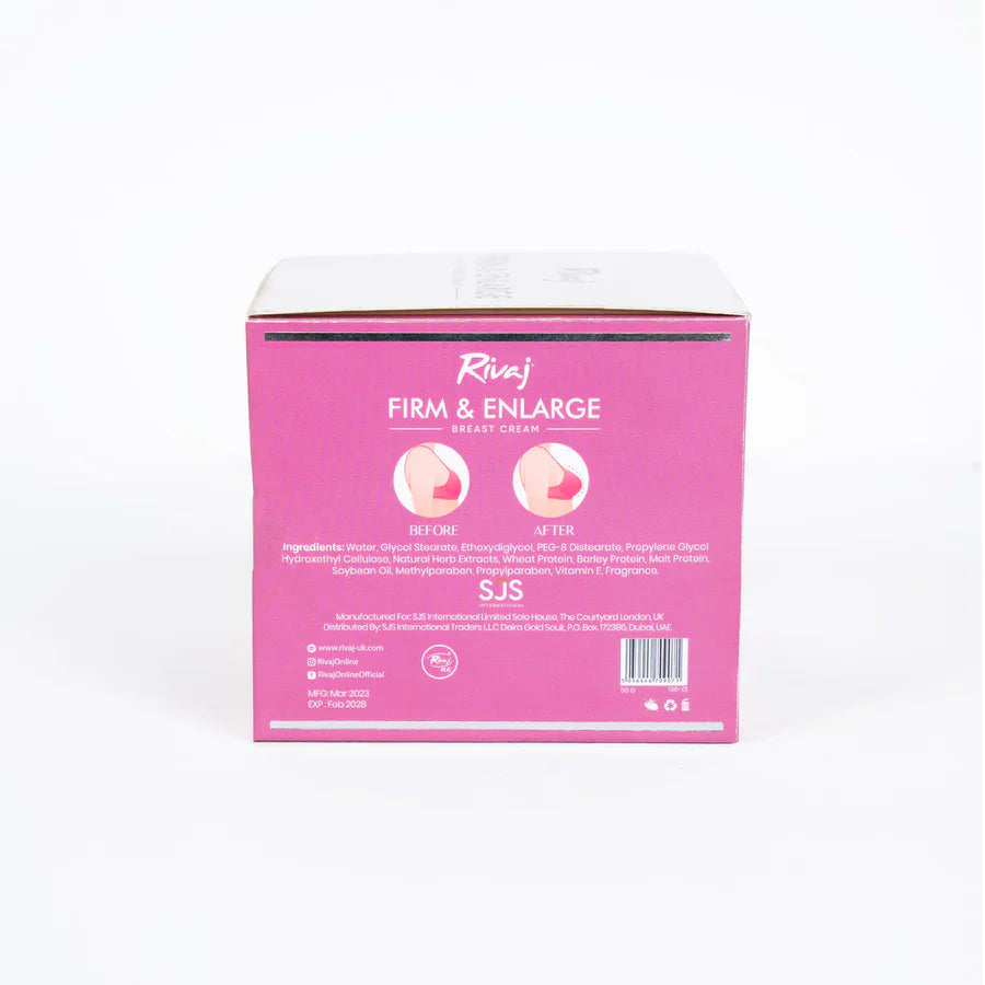 Rivaj Firm & Enlarge Breast Cream - 50g Rivaj