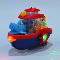 Gear Ship Toy with Sound and Flashing Lights for Kids Cosmia.pk