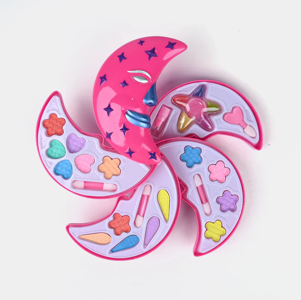 pink moon-shaped kids cosmetics set Cosmia.pk