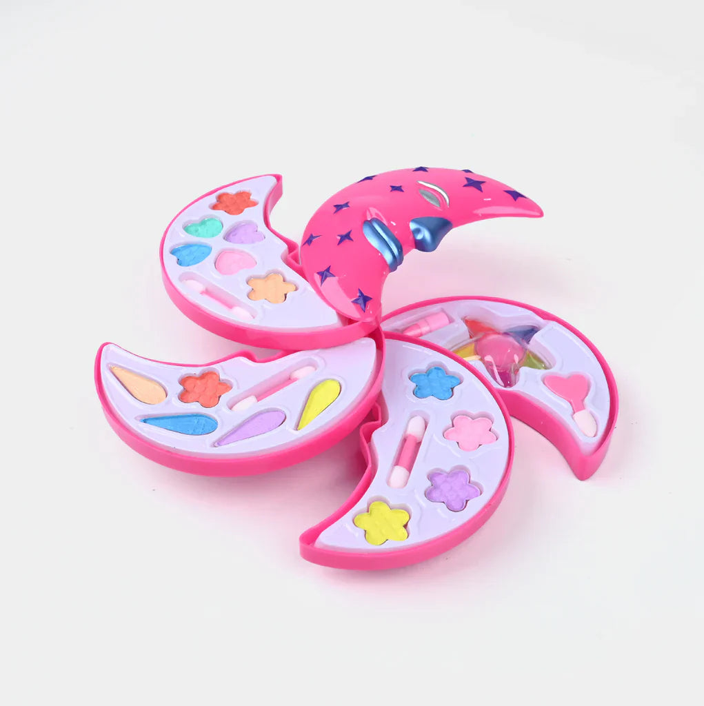 pink moon-shaped kids cosmetics set Cosmia.pk