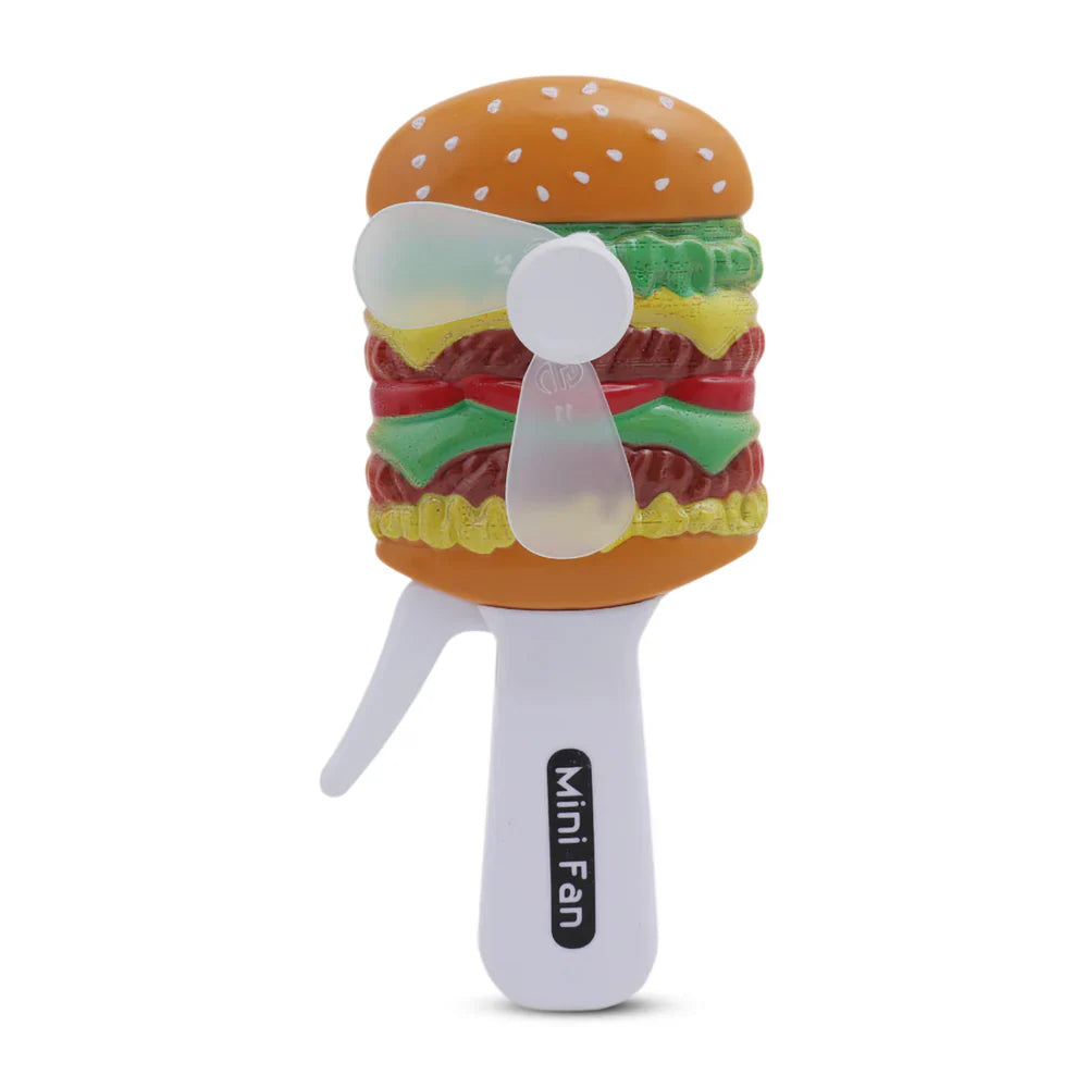 Mini Handheld Fan Designed - Hamburger Cosmia.pk