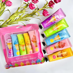 Romantic May 5 Pack Pocket Hand Cream, Moisturizing, Repairing Candy - Each 30g Romantic May