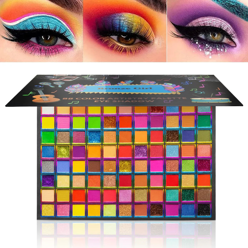 Bronze Girl Artistry Eyeshado Palette - 88 Colors Bronze Girl