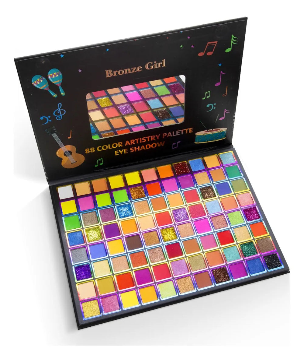 Bronze Girl Artistry Eyeshado Palette - 88 Colors Bronze Girl