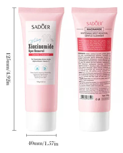 Sadoer Brightening Gentle Oil Control Refreshing Cleanser - 100g Sadoer