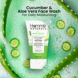 Hamme Natural Daily Moisturizing Aloe & Cucumber Face Wash 100ml
