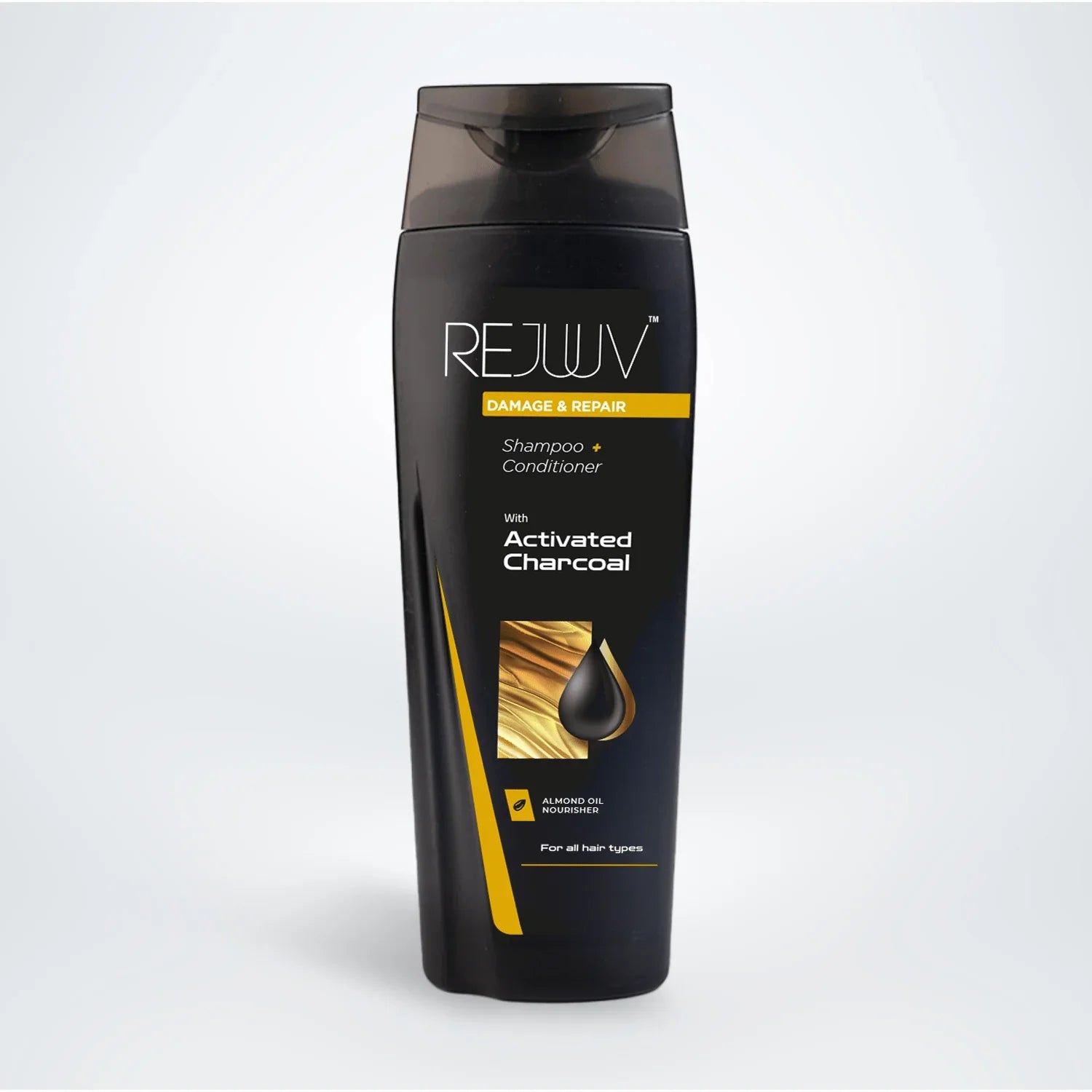 Rejuuv Restore & Repair Shampoo with Activated Charcoal – 180ml rejuuv