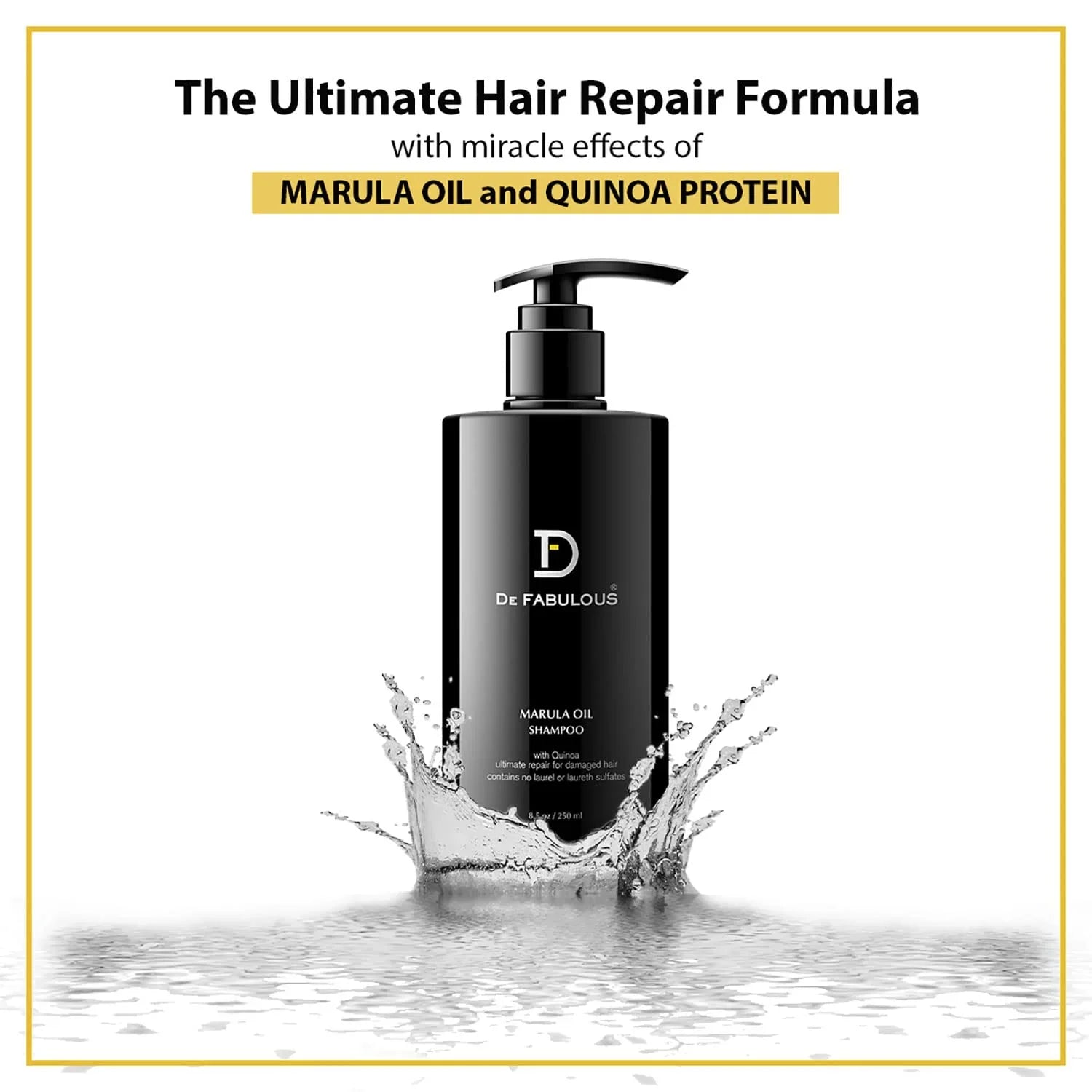 De Fabulous Marula Oil Shampoo - 250ml De Fabulous