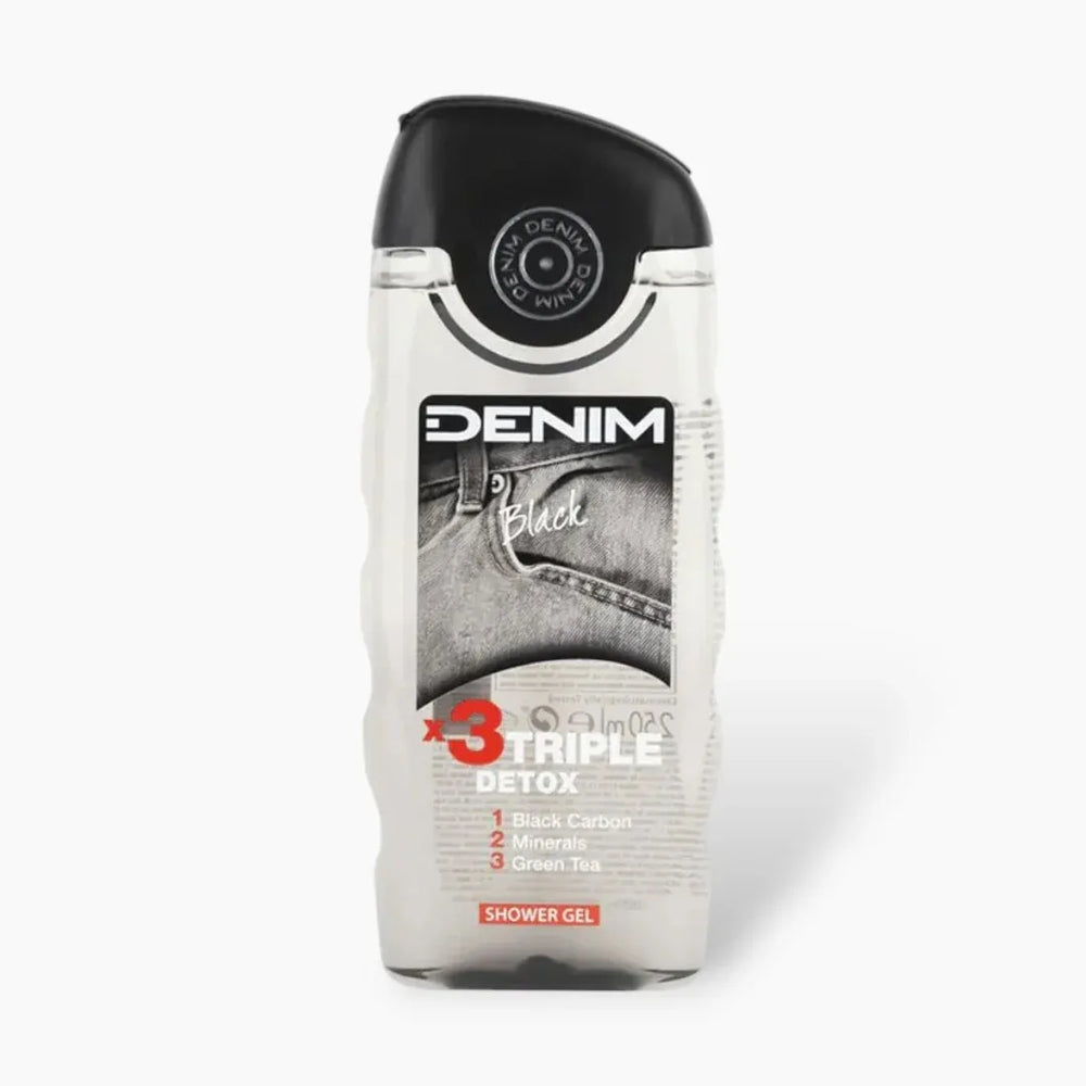 Denim Black X3 Triple Detox Shower Gel - 250ml Denim