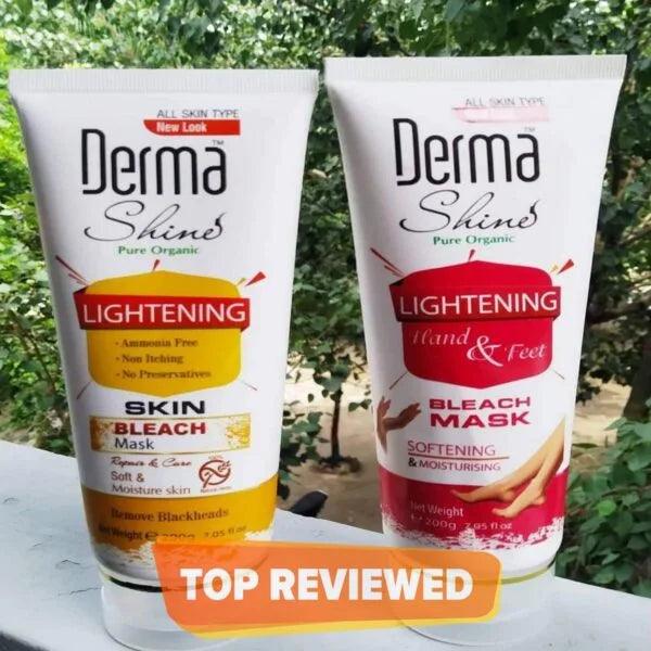 Derma Shine 2-in-1 Bleach Set - 200g Derma Shine
