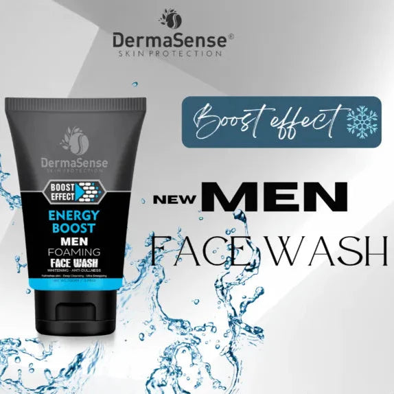 Derma Sense Energy boost Men Face wash 100ml Derma Sense